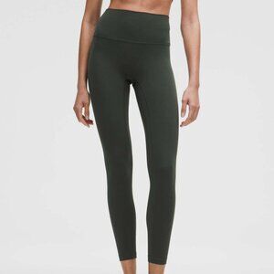 BNWT Lululemon Align No Line High-Rise Pant 25", Rainforest Green, Size 10